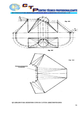 RETÂNGULO PARA REDONDO COM BASE (BOCA) REDONDA INCLINADA A 30º
QUADRADO PARA REDONDO COM OS CANTOS ARRENDONDADOS
86
 