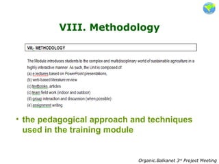 2.Description of Training Modules | PPT