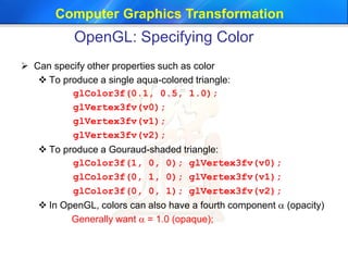 2 transformation computer graphics | PDF