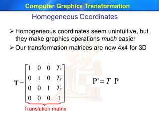 2 transformation computer graphics | PDF