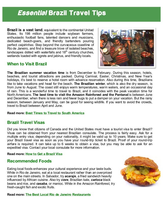 Brazil Travel Guide