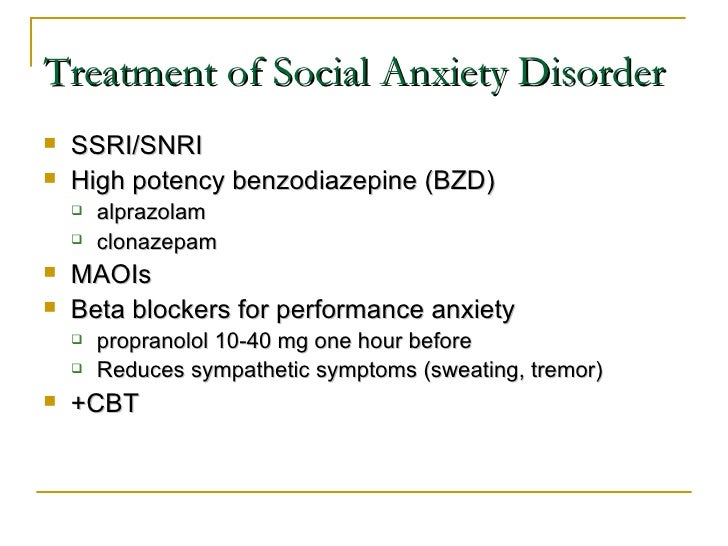 lexapro treatment social anxiety disorder