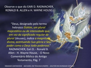 O significado do termo Elohim 