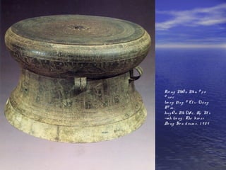 Trè ng MiÕ u M«n ® µ o
® ùo c
tro ng lß ng ® Êt x· ångĐ
T© m ,
huyÖ n Mü ø c, Hµ Né i.Đ
¶nh tro ng : The bro ze
Do ng So n drum s, 1 9 8 9
 