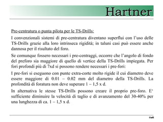 2 Hartner - punte TS drills