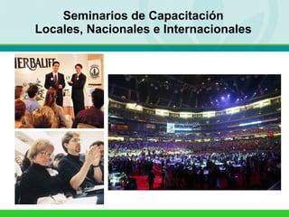 Seminarios de Capacitación Locales, Nacionales e Internacionales 