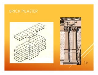 BRICK PILASTER
16
 