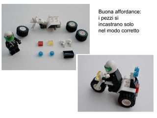 Feedback La risposta che otteniamo a seguito delle nostre azioni  (in italiano: “retroazione”) Il compito del progettista è progettare oggetti che ci diano feedback facilmente percepibili ed interpretabili alle azioni che compiamo su di essi, per ridurre l’ampiezza del golfo della valutazione   