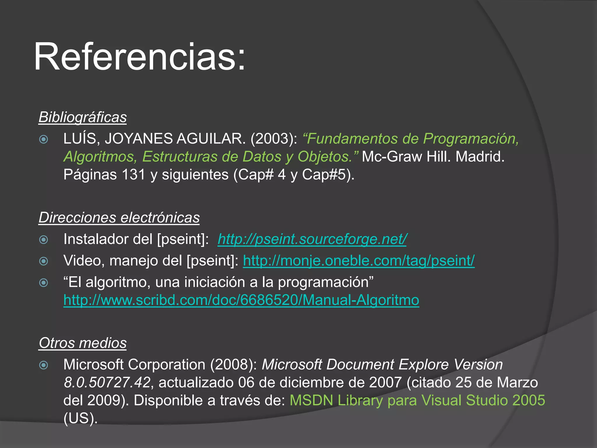 CURSO DE PROGRAMACION BASICA - Cap 3