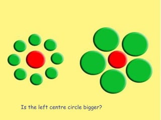 Is the left centre circle bigger? 