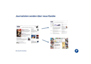 Die Zukunft verstehen.
Journalisten senden über neue Kanäle
 