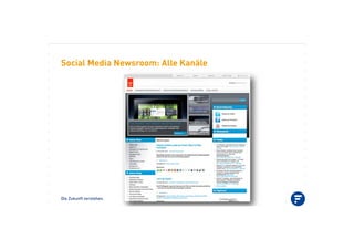 Die Zukunft verstehen.
Social Media Newsroom: Alle Kanäle
 