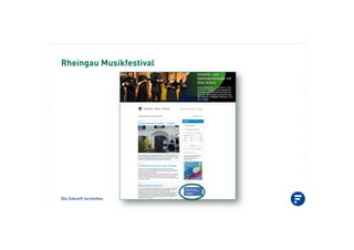Die Zukunft verstehen.
Rheingau Musikfestival
 