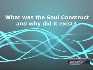 What was the Soul Construct and why did it exist?   