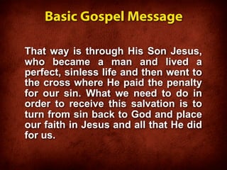 2. What is the Gospel? | PDF