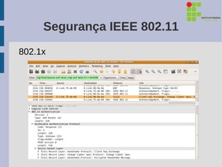 Segurança IEEE 802.11
802.1x
 