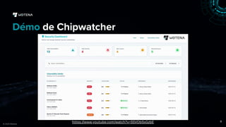 Démo de Chipwatcher
© 2025 Wotena
https://www.youtube.com/watch?v=55VDb5sGzbE 9
 