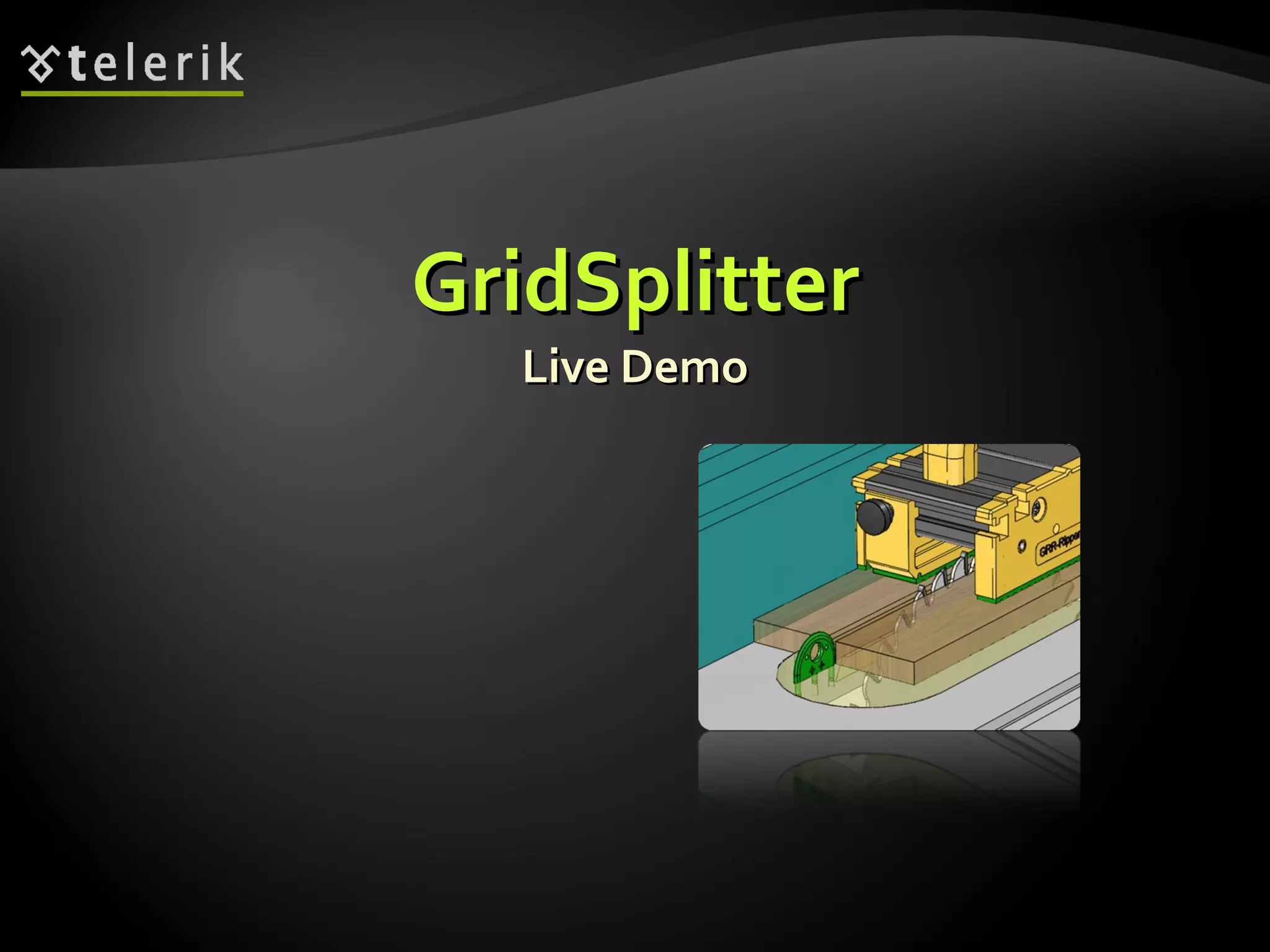 GridSplitter Live Demo 