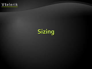 Sizing 