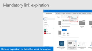 Require expiration on links that work for anyone
 