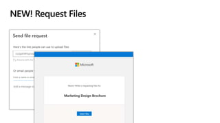 NEW! Request Files
 