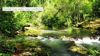 Donde hay vida, hay conﬂicto.
 