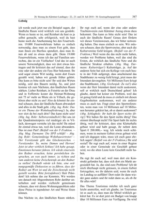 20. LTG-Sitzung am 22.,23. u. 24. Juli 2010