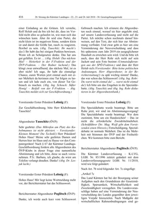 20. LTG-Sitzung am 22.,23. u. 24. Juli 2010