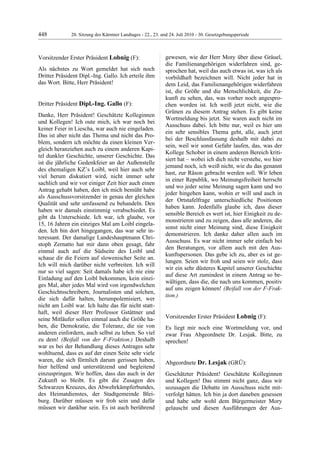 20. LTG-Sitzung am 22.,23. u. 24. Juli 2010