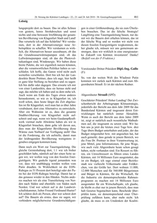 20. LTG-Sitzung am 22.,23. u. 24. Juli 2010