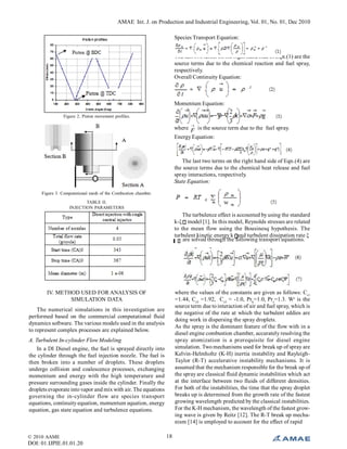 Diesel Engine Combustion Simulation using Computational Fluid Dynamics ...