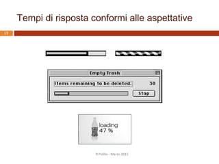 Messaggi in posizione appropriata
12
R.Polillo - Marzo 2015
 