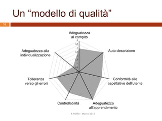 Confronto
50
R.Polillo - Marzo 2015
 