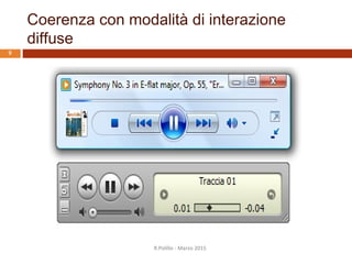 Aderenza alle convenzioni
8
R.Polillo - Marzo 2015
 