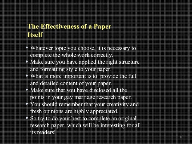 Gay marriage Research Papers - blogger.com
