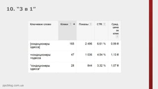 10. “3 в 1”
ppcblog.com.ua
 