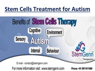 ‹#›
Stem Cells Treatment for Autism
 