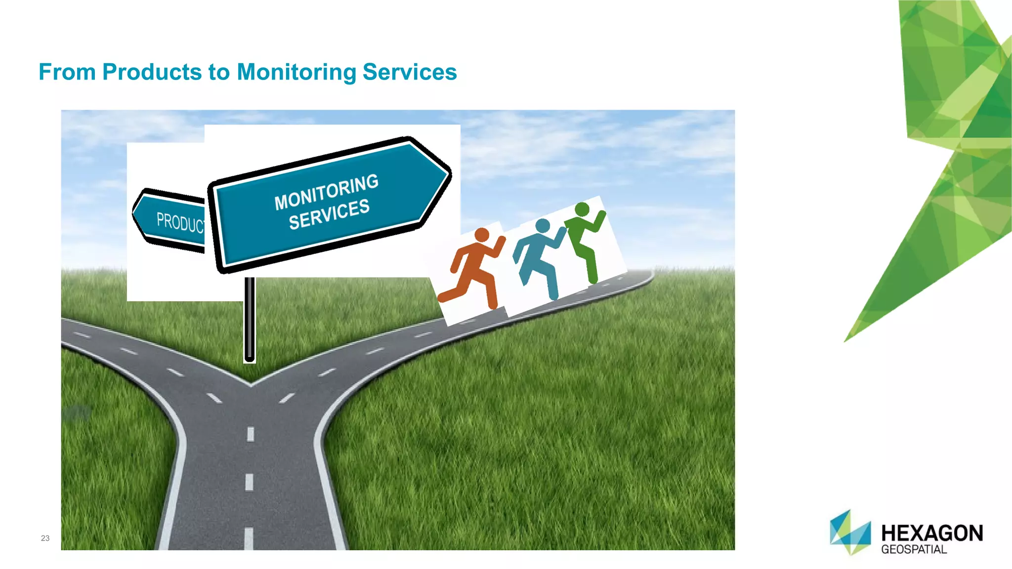 Confidential23
From Products to Monitoring Services
 