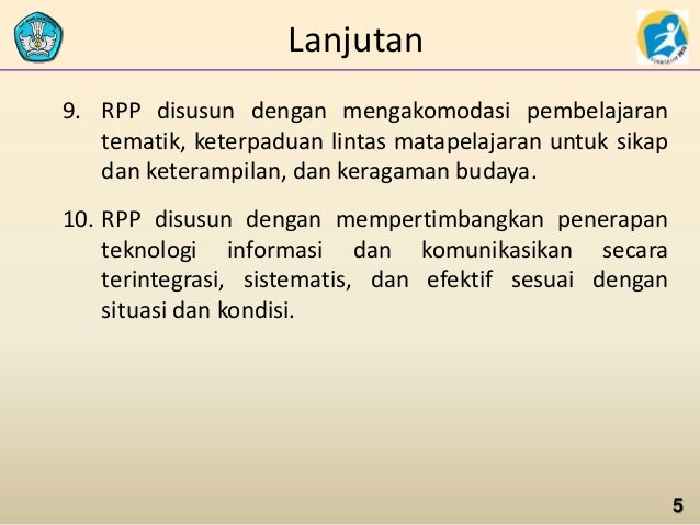 20 rambu rambu penyusunan rpp 