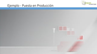 Ejemplo - Puesta en Producción
 