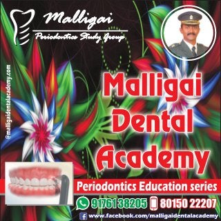 Periodontic Education for General Practitioner - 20 , Malligai Dental Academy