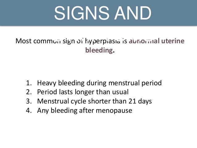 Endometrial Hyperplasia And Carcinoma