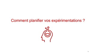 Comment planifier vos expérimentations ?
16
 