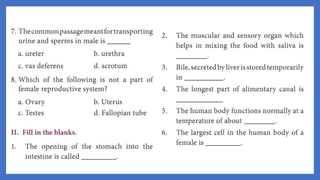 20. Pedagogy of Biological Science (Part II ) - Organ system in animals