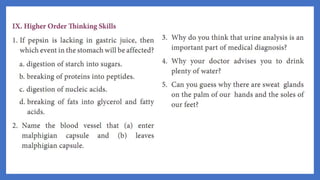 20. Pedagogy of Biological Science (Part II ) - Organ system in animals