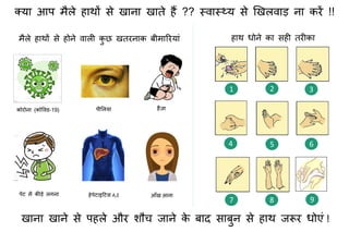 Hand hygiene wall poster Hindi | PDF