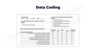Data Coding
 