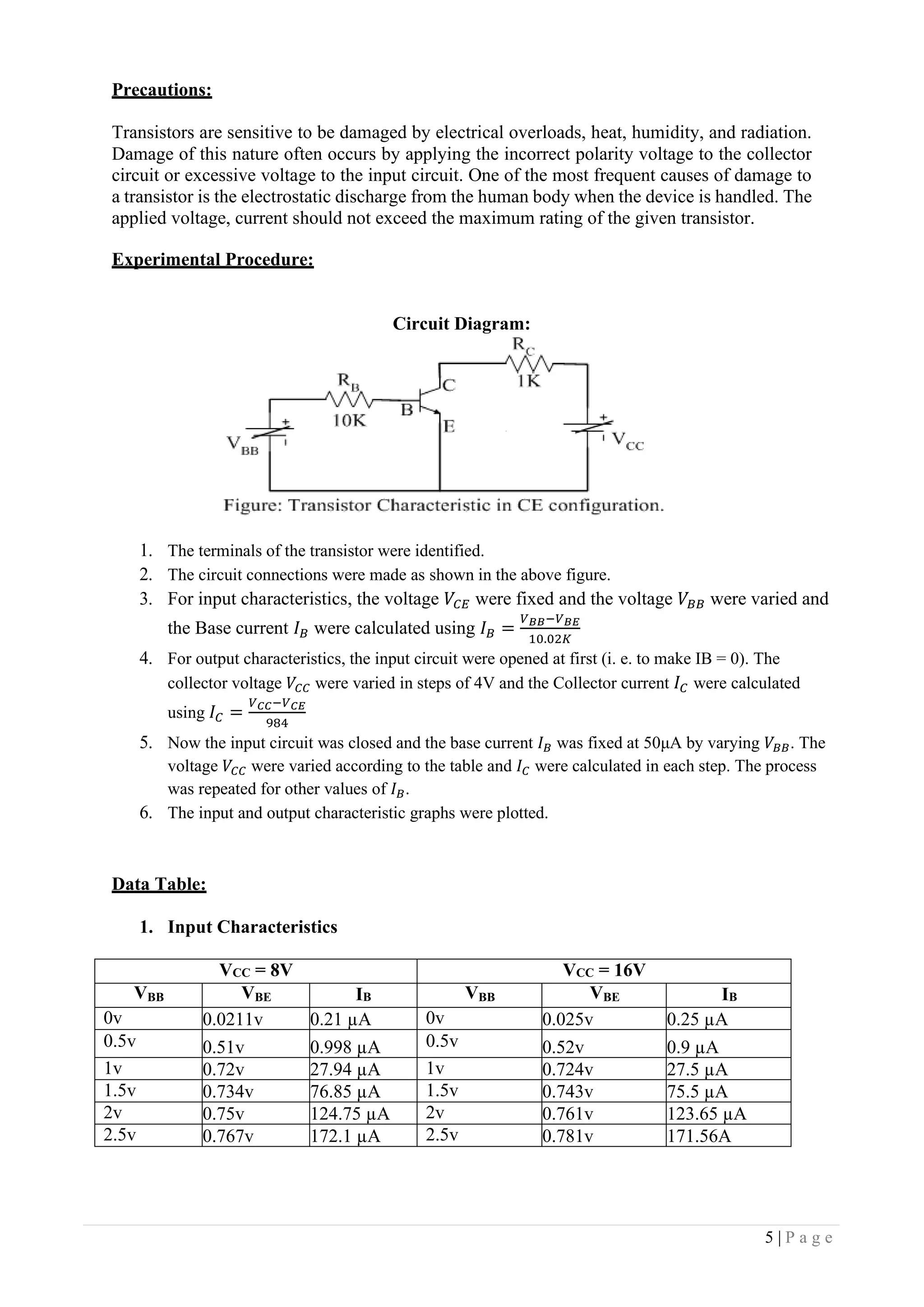 Study of Transistor Characteristics in Common Emitter Amplifier.pdf