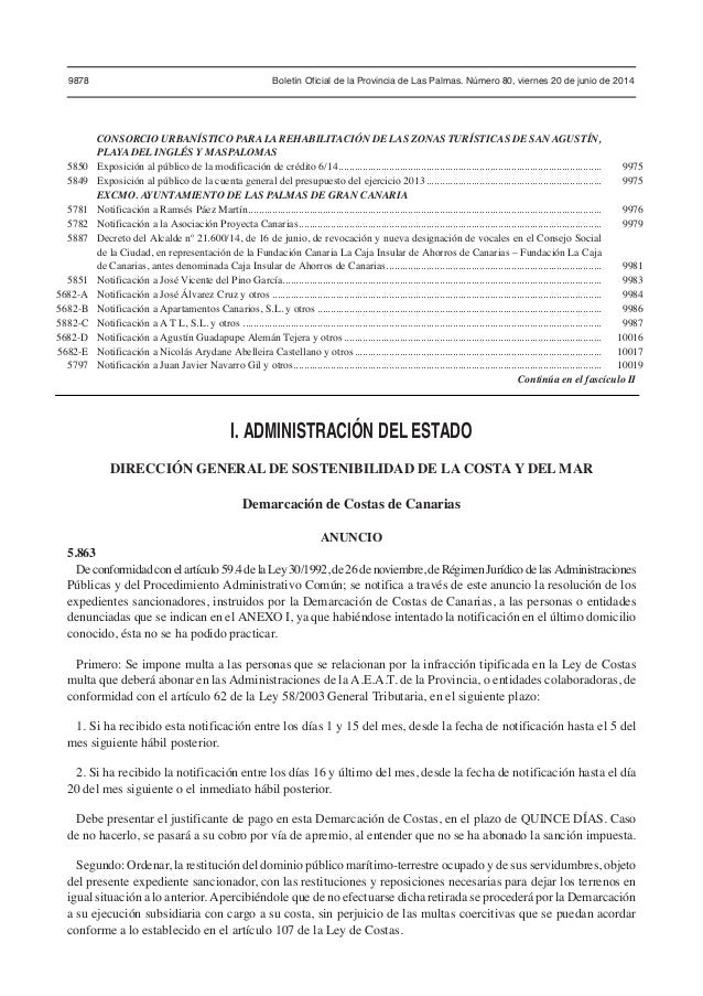 Boletín Oficial de la Provincia de Las Palmas, viernes 20 de junio de…