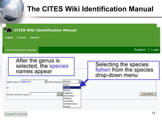 Cites Function CITES-Wiki Identification Manual | PPT